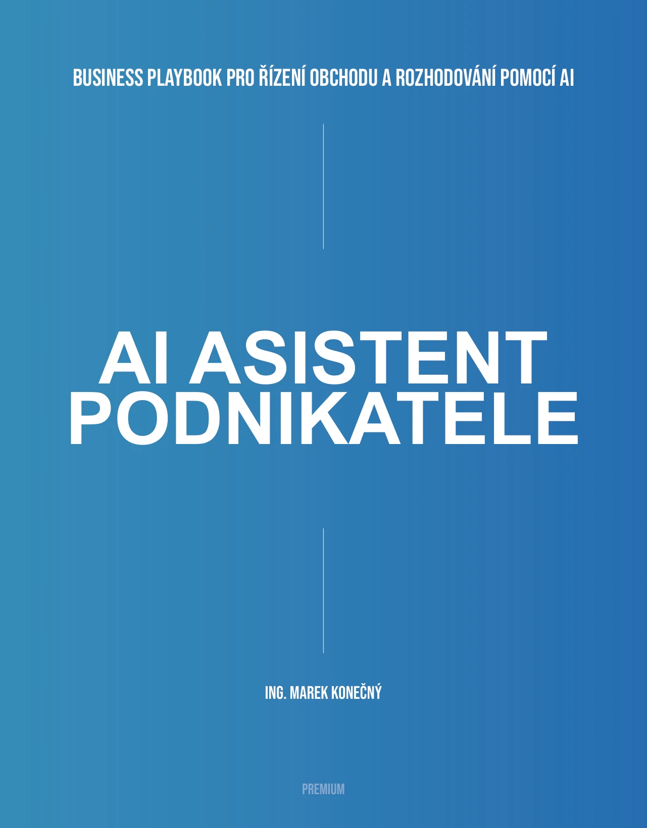 AI Asistent podnikatele – obal dokumentu